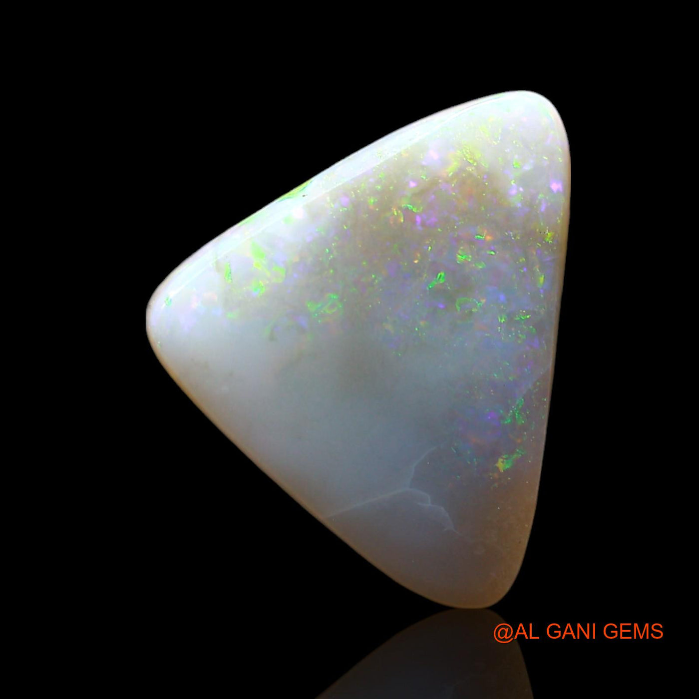 4.00 Cts Natural Australian Fire Opal Loose Gemstone Trillion Cabochon 13x11x4 mm AF-464