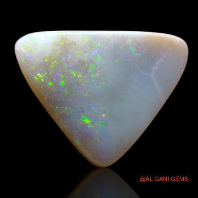 4.00 Cts Natural Australian Fire Opal Loose Gemstone Trillion Cabochon 13x11x4 mm AF-464