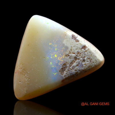 4.00 Cts Natural Australian Fire Opal Loose Gemstone Trillion Cabochon 13x11x4 mm AF-464