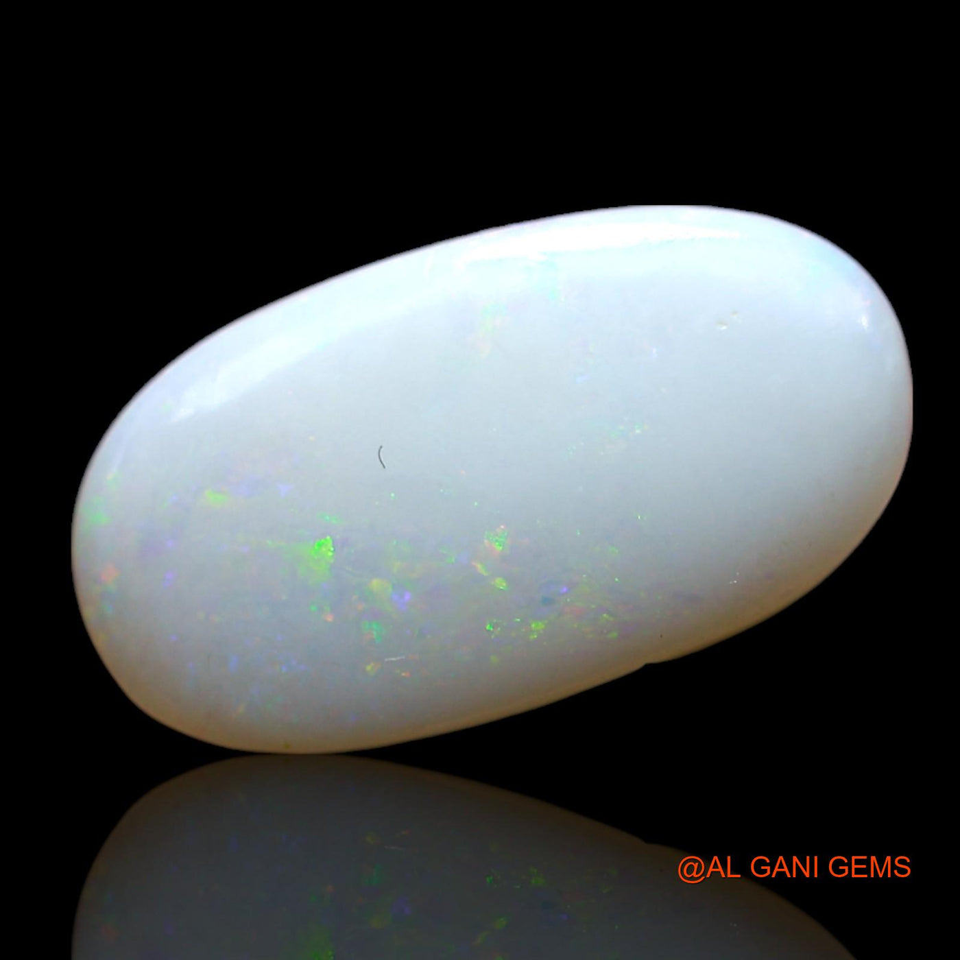 3.00 Cts Natural Australian Fire Opal Loose Gemstone Oval Cabochon 17x9x3 mm AF-465