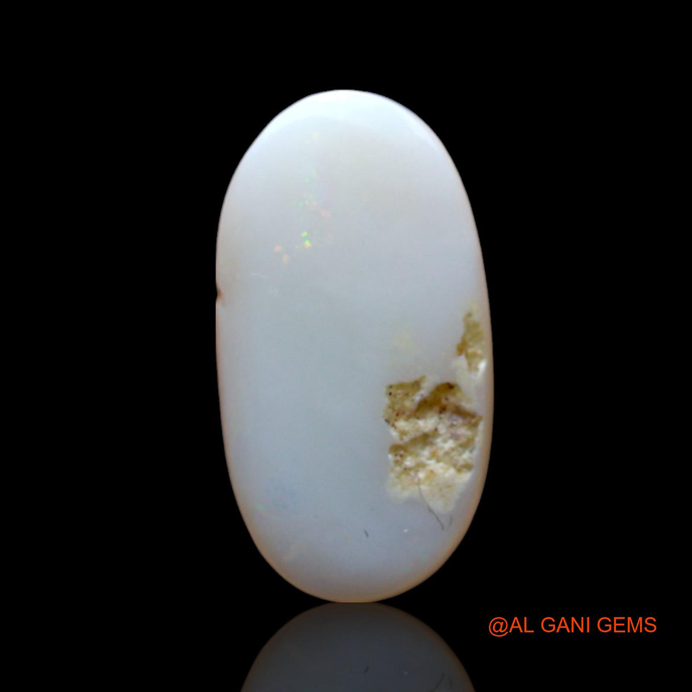 3.00 Cts Natural Australian Fire Opal Loose Gemstone Oval Cabochon 17x9x3 mm AF-465