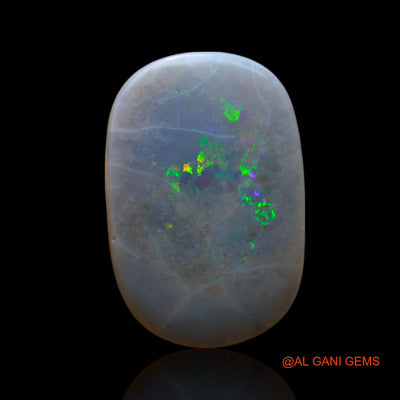 7.00 Cts Natural Australian Fire Opal Loose Gemstone Oval Cabochon 18x12x4 mm AF-46