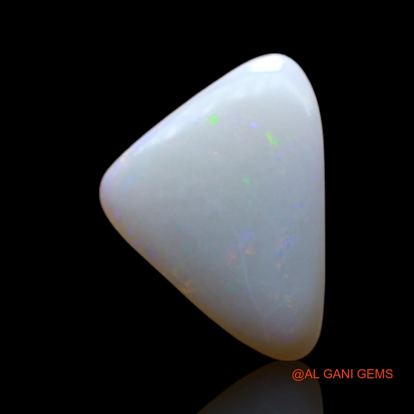 3.00 Cts Natural Australian Fire Opal Trillion Cabochon Loose Gemstone For Jewelry 12x11x3 mm AF-470