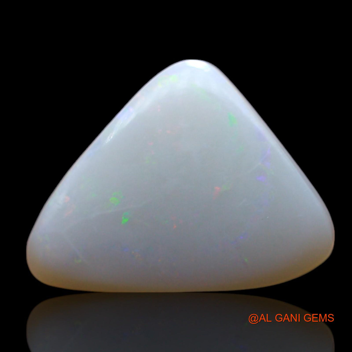 3.00 Cts Natural Australian Fire Opal Trillion Cabochon Loose Gemstone For Jewelry 12x11x3 mm AF-470