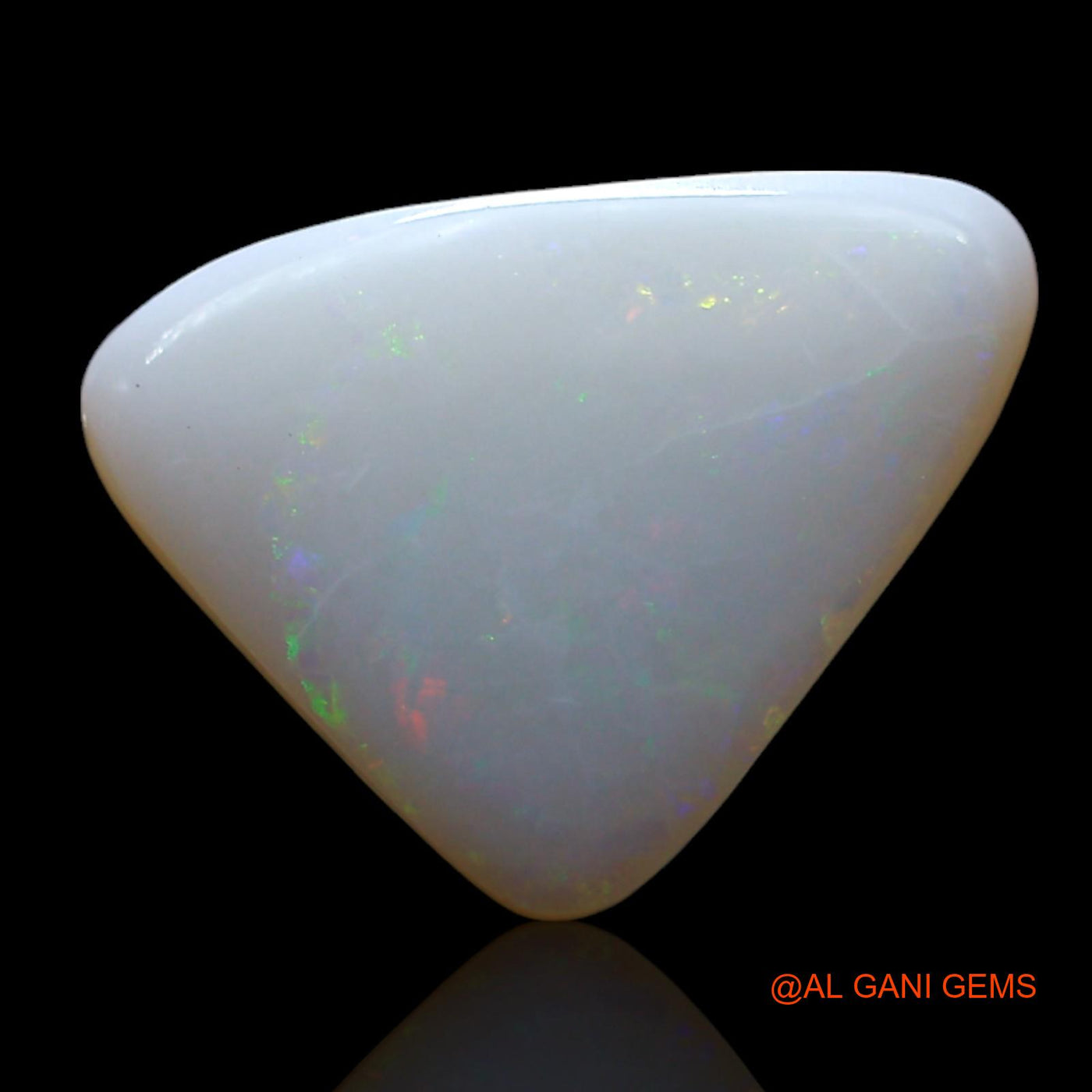 3.00 Cts Natural Australian Fire Opal Trillion Cabochon Loose Gemstone For Jewelry 12x11x3 mm AF-470