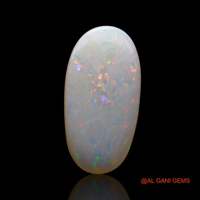 Natural Untreated Fire Opal Loose Gemstone Oval Cabochon From Australia 3.00 Cts 17x8x2 mm AF-473