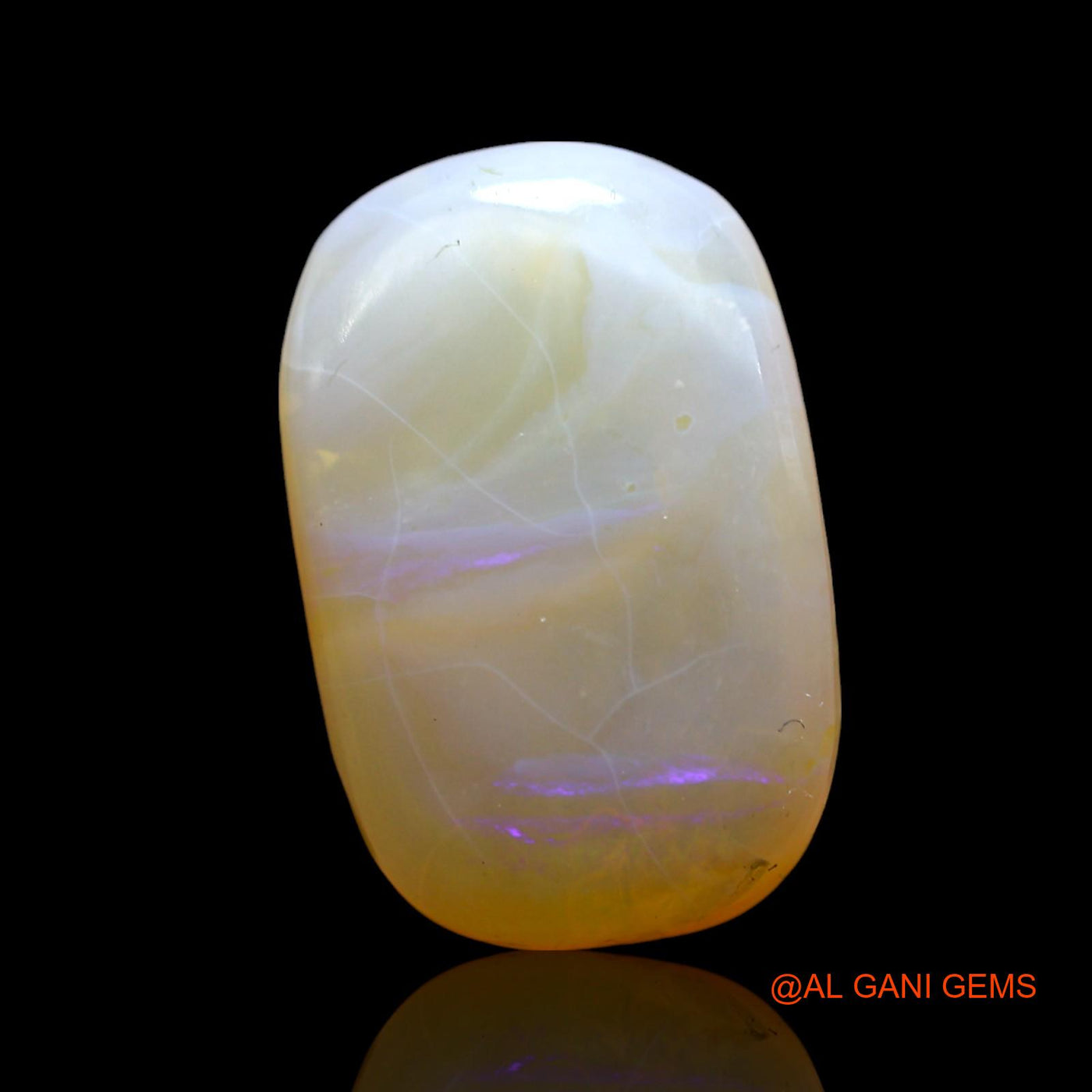 5.00 Cts Natural Australian Fire Opal Loose Gemstone Oval Cabochon 16x10x5 mm AF-475