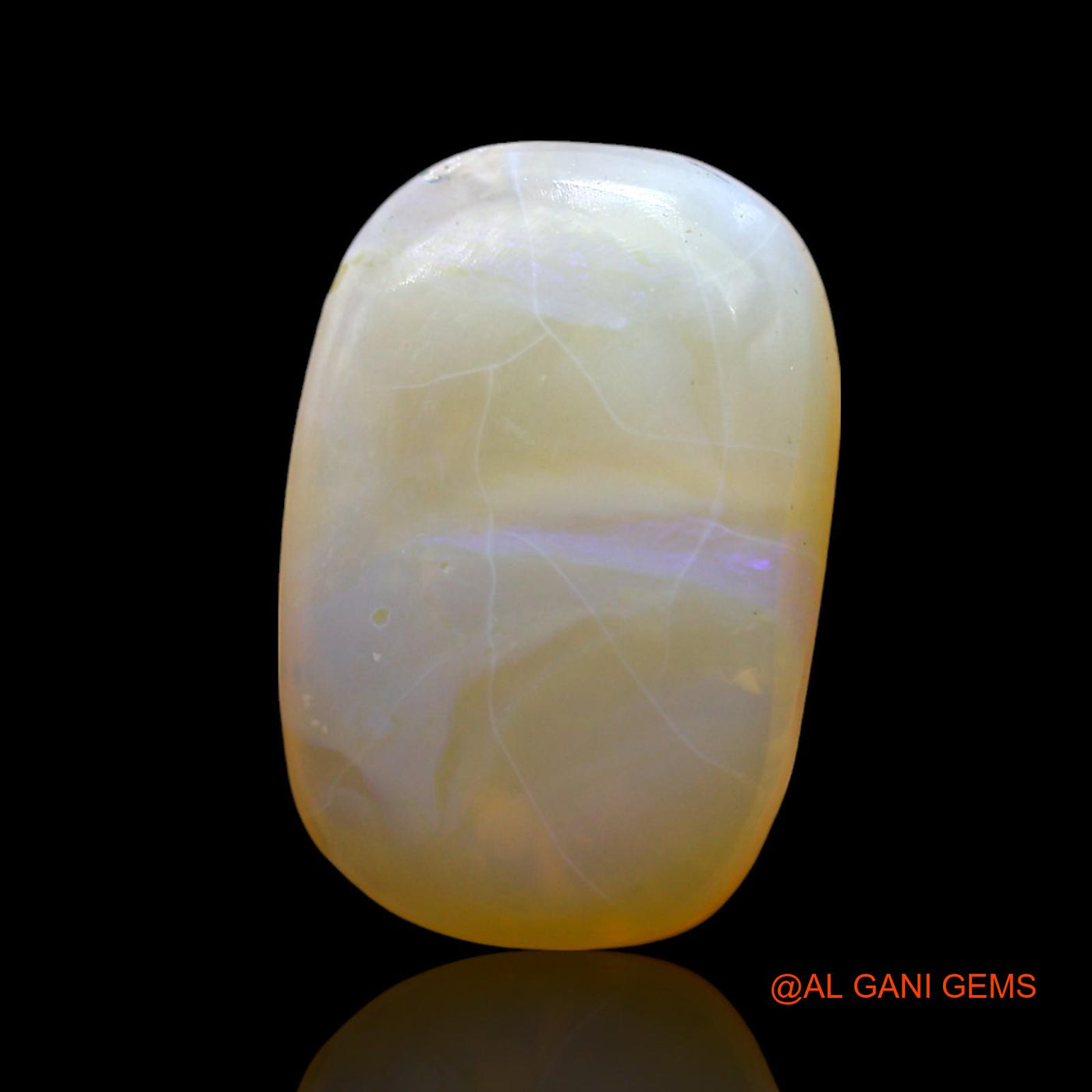 5.00 Cts Natural Australian Fire Opal Loose Gemstone Oval Cabochon 16x10x5 mm AF-475