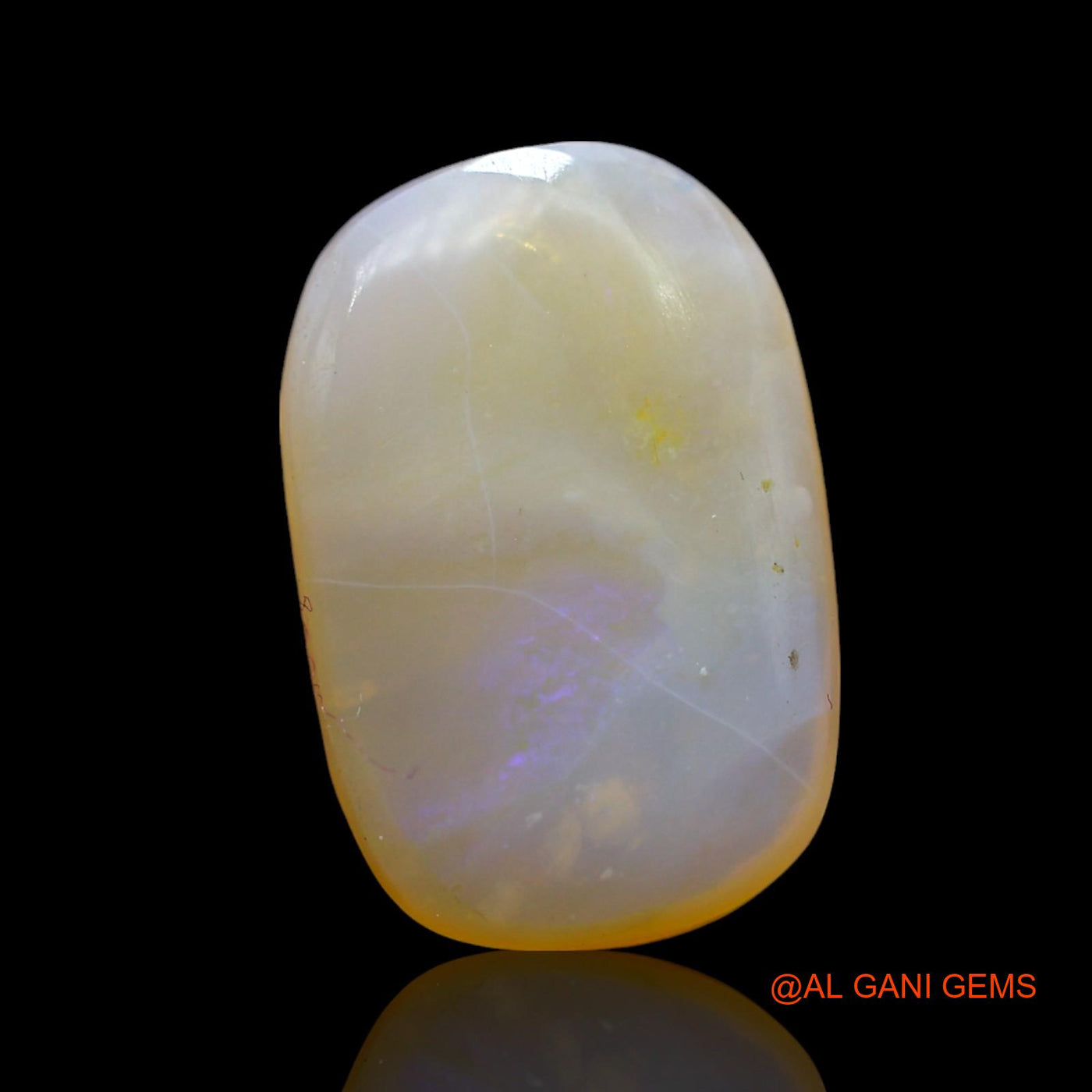 5.00 Cts Natural Australian Fire Opal Loose Gemstone Oval Cabochon 16x10x5 mm AF-475