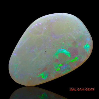 2.00 Cts Unheated Australian Fire Opal Loose Gemstone Fancy Cabochon Natural 14x10x2 mm AF-476