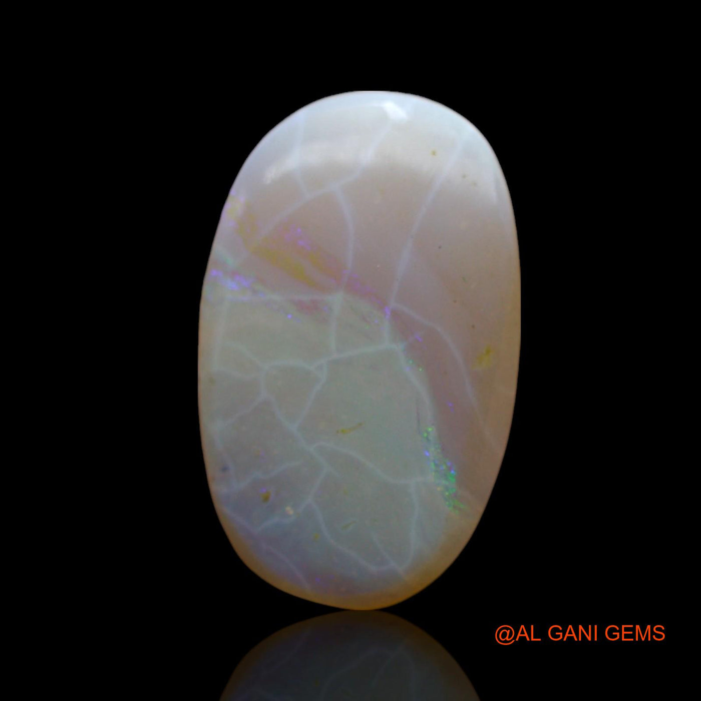3.00 Cts Natural Australian Fire Opal Loose Gemstone Oval Cabochon 15x9x3 mm AF-477