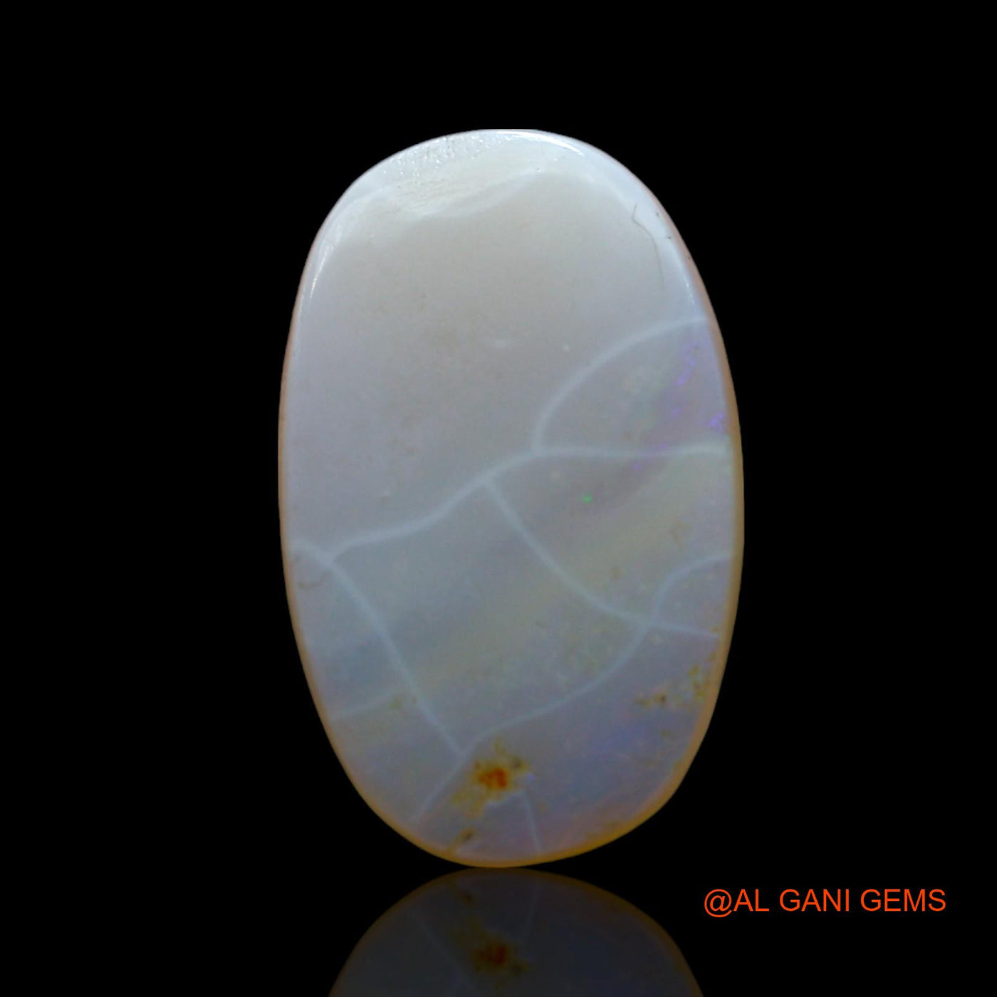 3.00 Cts Natural Australian Fire Opal Loose Gemstone Oval Cabochon 15x9x3 mm AF-477