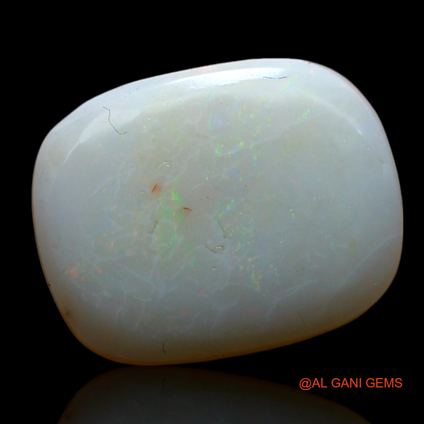3.00 Cts Unheated Australian Fire Opal Loose Gemstone Oval Cabochon Natural 14x11x3 mm AF-478