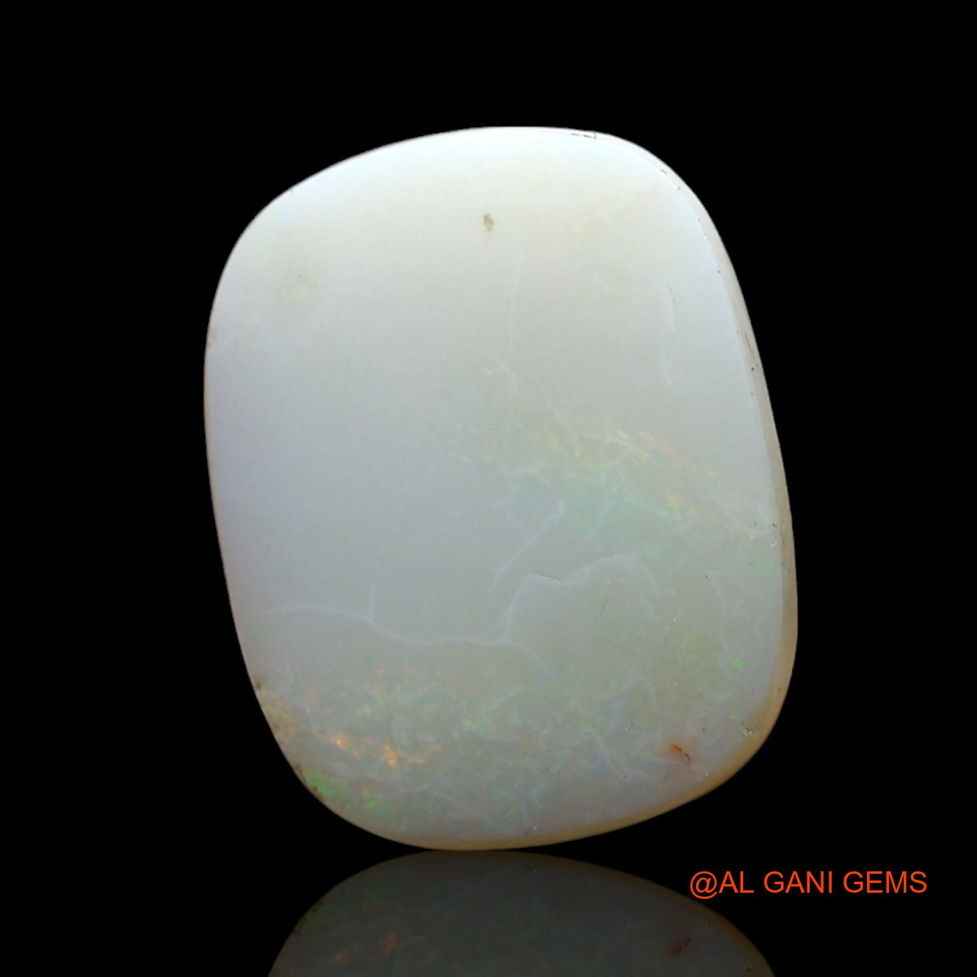 3.00 Cts Unheated Australian Fire Opal Loose Gemstone Oval Cabochon Natural 14x11x3 mm AF-478