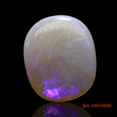 5.00 Cts Natural Australian Fire Opal Loose Gemstone Oval Cabochon 18x15x3 mm AF-47