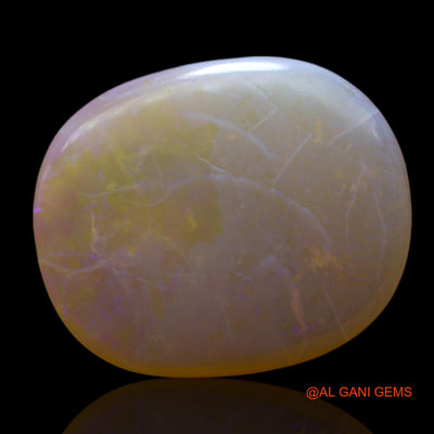 5.00 Cts Natural Australian Fire Opal Loose Gemstone Oval Cabochon 18x15x3 mm AF-47