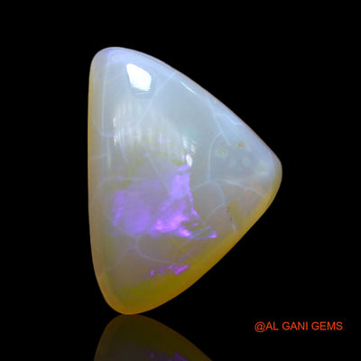 4.00 Cts Natural Australian Fire Opal Trillion Cabochon Loose Gemstone For Jewelry 15x11x4 mm AF-481