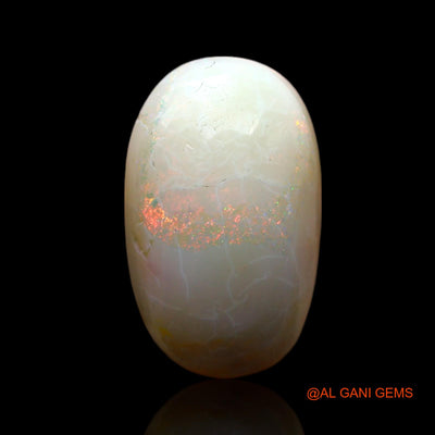 5.00 Cts Unheated Australian Fire Opal Loose Gemstone Oval Cabochon Natural 15x9x5 mm AF-483