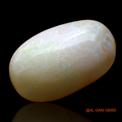 5.00 Cts Unheated Australian Fire Opal Loose Gemstone Oval Cabochon Natural 15x9x5 mm AF-483