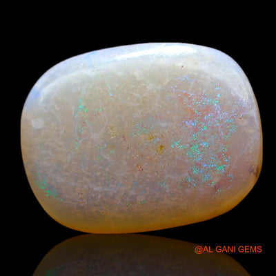 Natural Fire Opal Gemstone 4.00 Cts Loose Oval Cabochon From Australia 14x11x3 mm AF-484