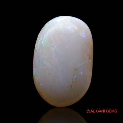 Natural Untreated Fire Opal Loose Gemstone Oval Cabochon From Australia 4.00 Cts 15x10x4 mm AF-485