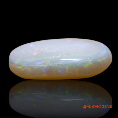 Natural Untreated Fire Opal Loose Gemstone Oval Cabochon From Australia 4.00 Cts 15x10x4 mm AF-485