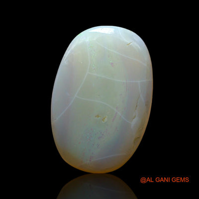 4.00 Cts Unheated Australian Fire Opal Loose Gemstone Oval Cabochon Natural 15x10x3 mm AF-487