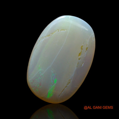4.00 Cts Unheated Australian Fire Opal Loose Gemstone Oval Cabochon Natural 15x10x3 mm AF-487