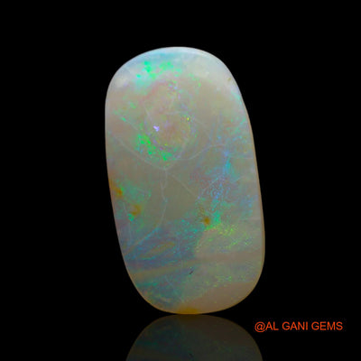 4.00 Cts Natural Australian Fire Opal Loose Gemstone Oval Cabochon 19x11x2 mm AF-48