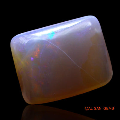 Natural Untreated Fire Opal Loose Gemstone Square Cabochon From Australia 5.00 Cts 13x10x4 mm AF-490