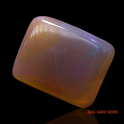Natural Untreated Fire Opal Loose Gemstone Square Cabochon From Australia 5.00 Cts 13x10x4 mm AF-490