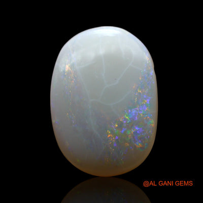 3.00 Cts Natural Australian Fire Opal Oval Cabochon Loose Gemstone For Jewelry 14x10x3 mm AF-493