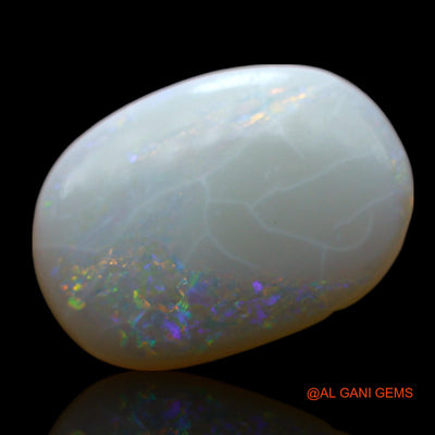 3.00 Cts Natural Australian Fire Opal Oval Cabochon Loose Gemstone For Jewelry 14x10x3 mm AF-493
