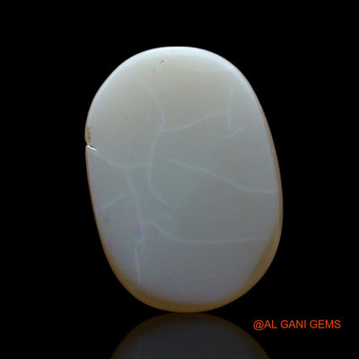 3.00 Cts Natural Australian Fire Opal Oval Cabochon Loose Gemstone For Jewelry 14x10x3 mm AF-493