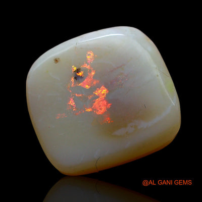 5.00 Cts Natural Australian Fire Opal Loose Gemstone Square Cabochon 12x11x4 mm AF-497