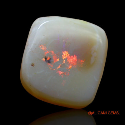 5.00 Cts Natural Australian Fire Opal Loose Gemstone Square Cabochon 12x11x4 mm AF-497