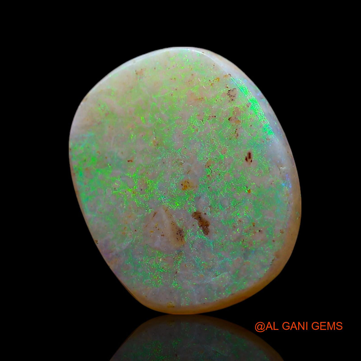 2.00 Cts Natural Australian Fire Opal Loose Gemstone Oval Cabochon 13x11x3 mm AF-498