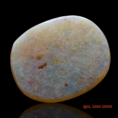 2.00 Cts Natural Australian Fire Opal Loose Gemstone Oval Cabochon 13x11x3 mm AF-498