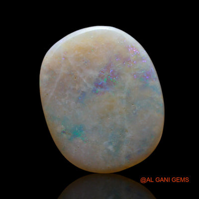 2.00 Cts Natural Australian Fire Opal Loose Gemstone Oval Cabochon 13x11x3 mm AF-498