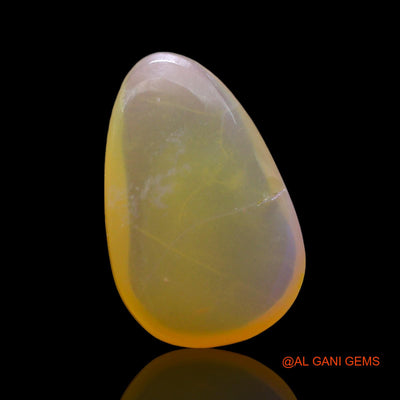 Natural Fire Opal Gemstone 3.00 Cts Loose Pear Cabochon From Australia 15x9x4 mm AF-499