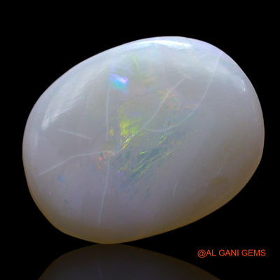 Natural Fire Opal Gemstone 2.00 Cts Loose Oval Cabochon From Australia 13x10x2 mm AF-500
