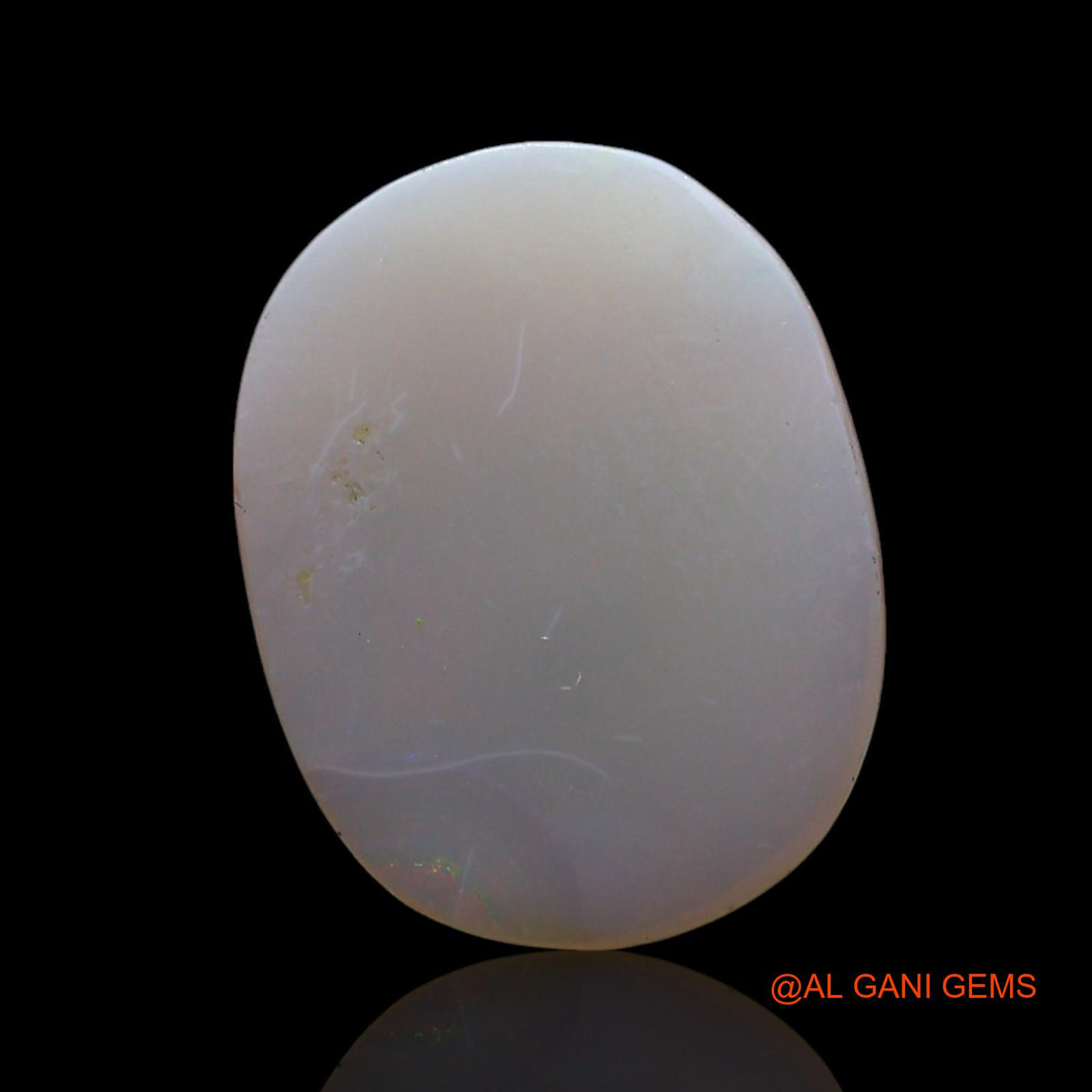 Natural Fire Opal Gemstone 2.00 Cts Loose Oval Cabochon From Australia 13x10x2 mm AF-500