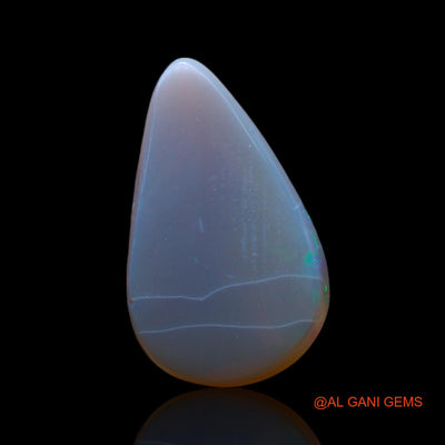 2.00 Cts Natural Australian Fire Opal Pear Cabochon Loose Gemstone For Jewelry 15x9x3 mm AF-502