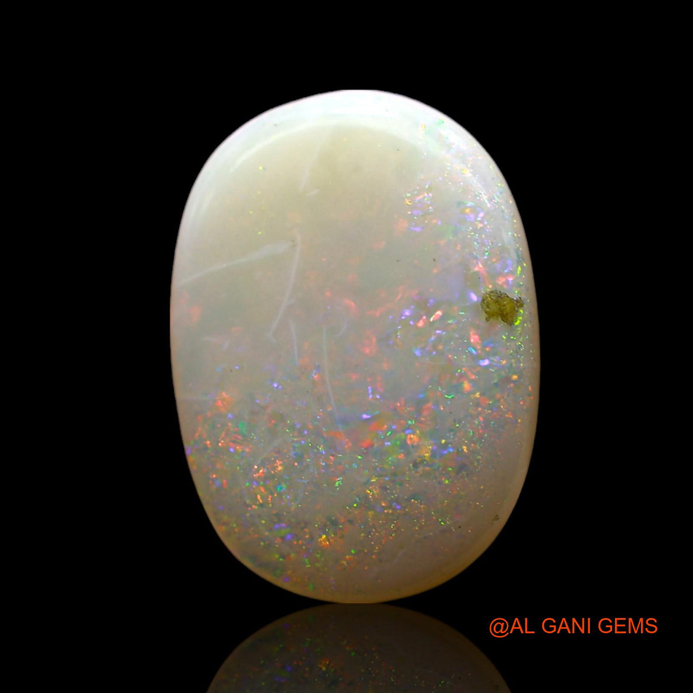 2.00 Cts Natural Australian Fire Opal Loose Gemstone Oval Cabochon 14x10x2 mm AF-503