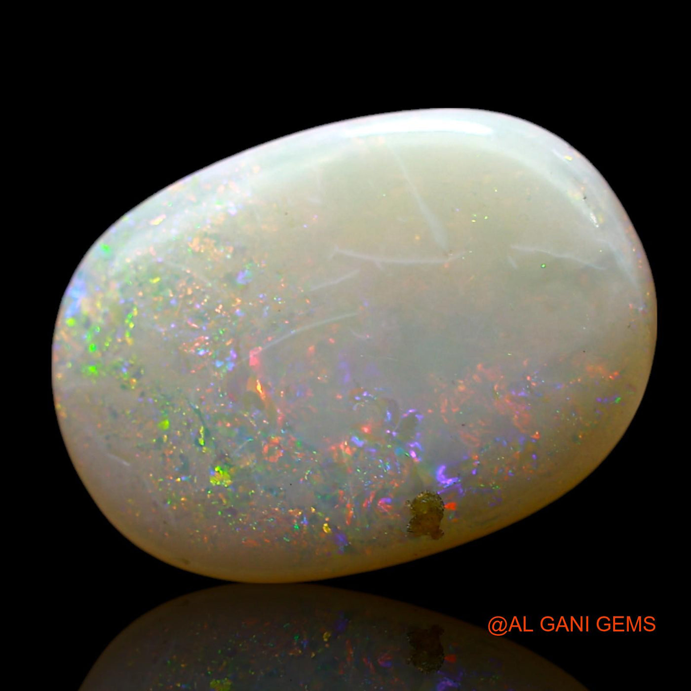 2.00 Cts Natural Australian Fire Opal Loose Gemstone Oval Cabochon 14x10x2 mm AF-503