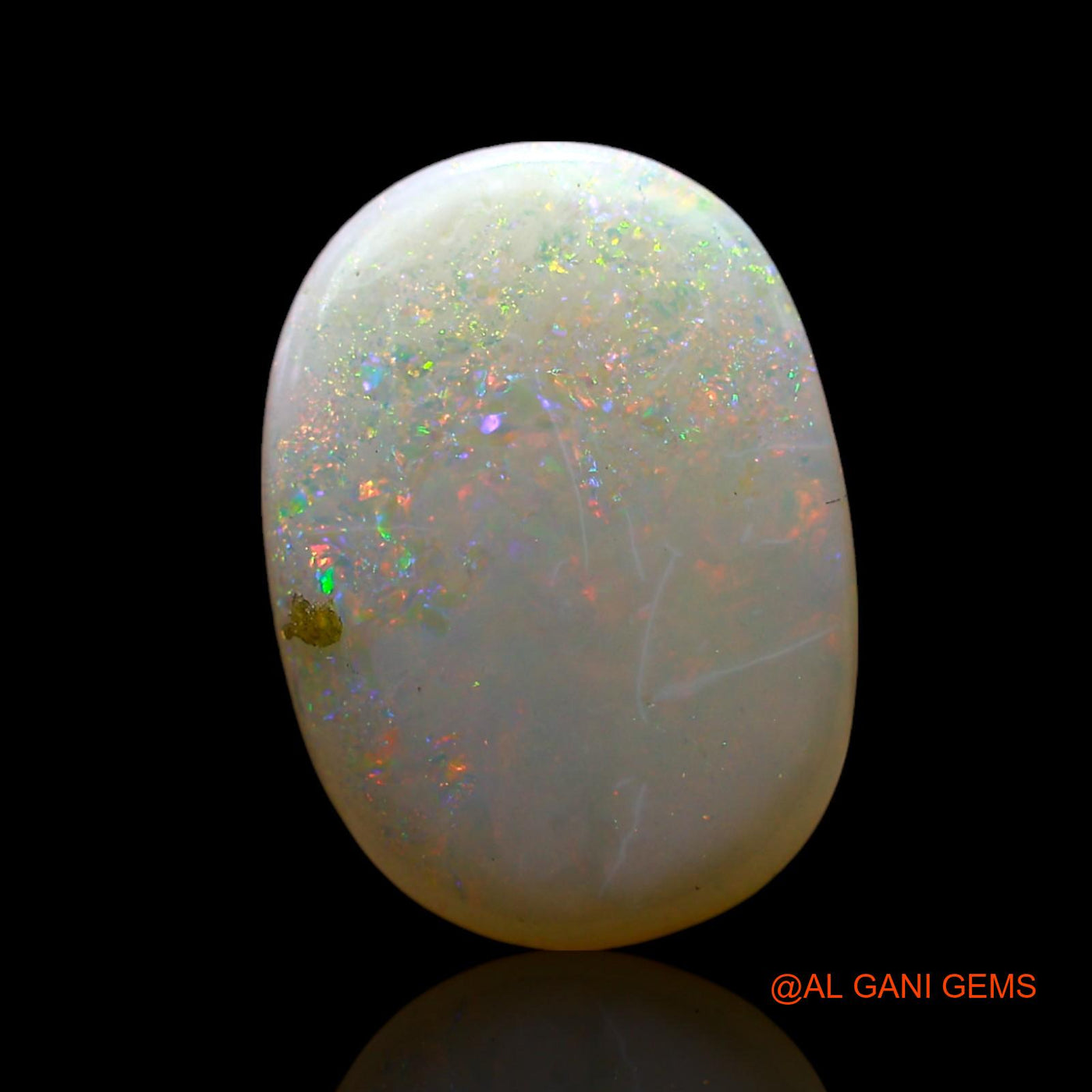 2.00 Cts Natural Australian Fire Opal Loose Gemstone Oval Cabochon 14x10x2 mm AF-503