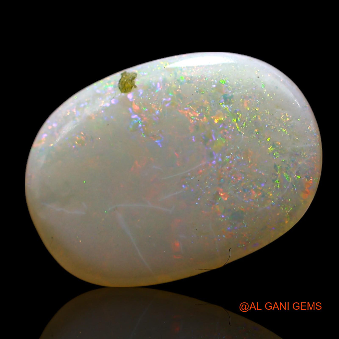 2.00 Cts Natural Australian Fire Opal Loose Gemstone Oval Cabochon 14x10x2 mm AF-503