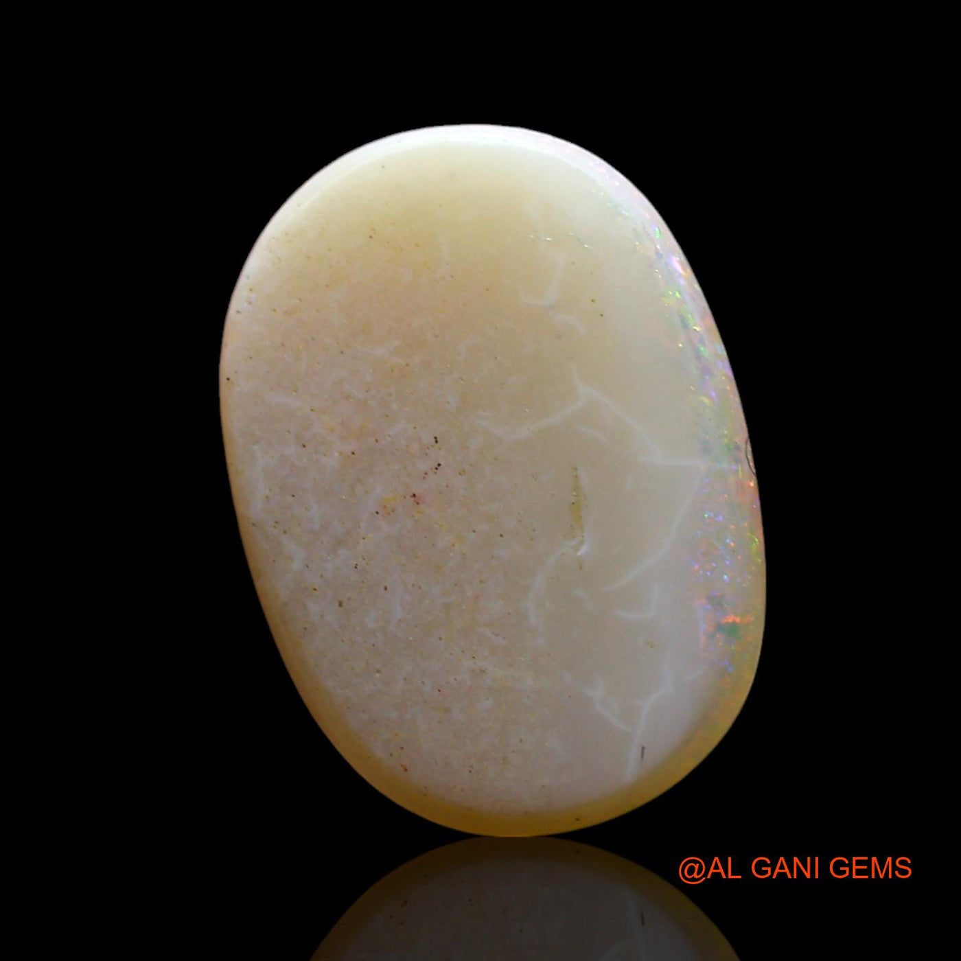2.00 Cts Natural Australian Fire Opal Loose Gemstone Oval Cabochon 14x10x2 mm AF-503