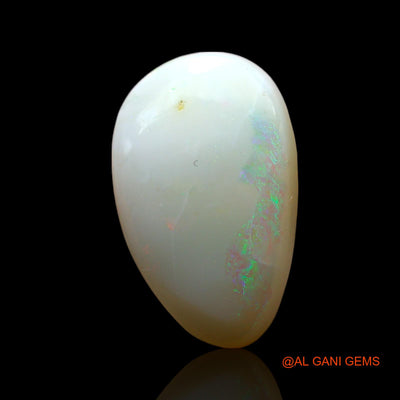 4.00 Cts Natural Australian Fire Opal Loose Gemstone Pear Cabochon 15x9x5 mm AF-504