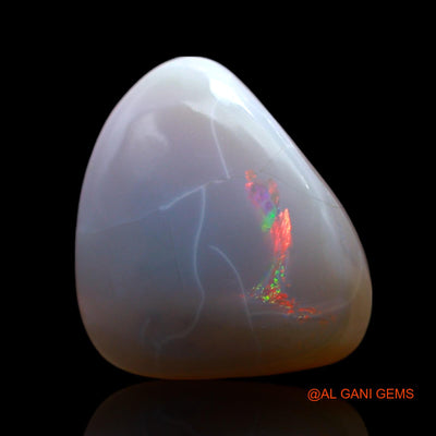 5.00 Cts Natural Australian Fire Opal Loose Gemstone Pear Cabochon 13x11x5 mm AF-506